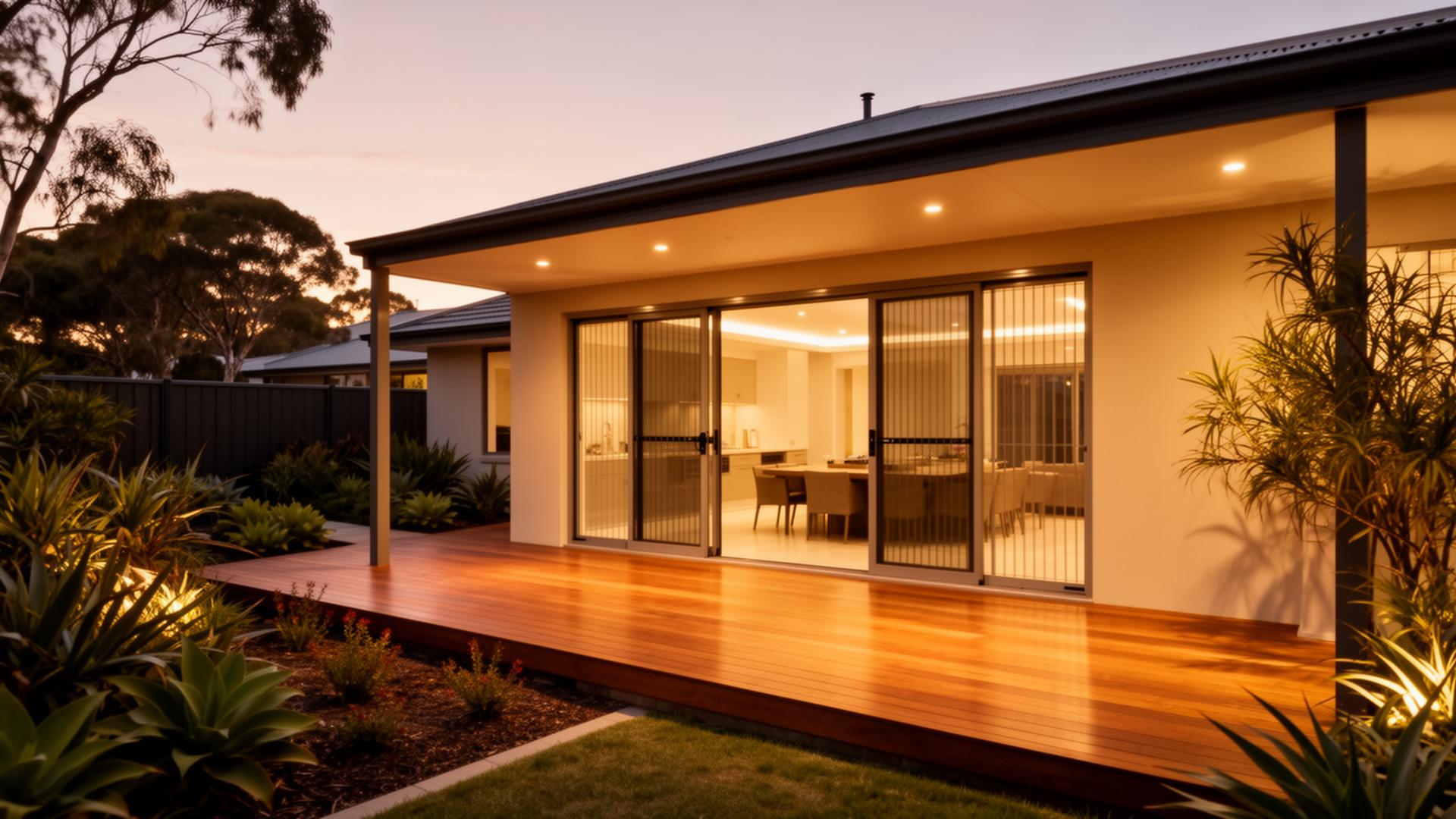 Modern WA home alfresco